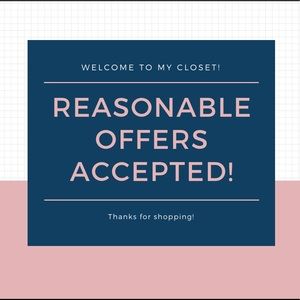 Reasonable offers accepted!!